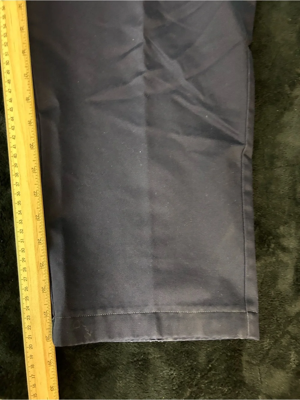 Vtg Y2K Polo Ralph Lauren Men's Andrew Pant Navy Chino Double Pleated Size 40x30